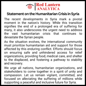 Statement on the Humanitarian Crisis in Syria