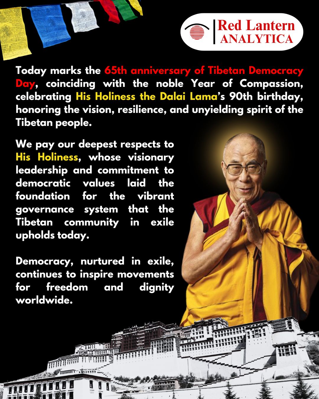 Statement on Commemoration of the 65th Tibetan Democracy Day